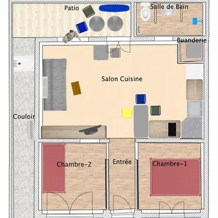 Casa de Férias Pescad Maison 3 étoiles Plein Centre De à 130m De La Valras-Plage