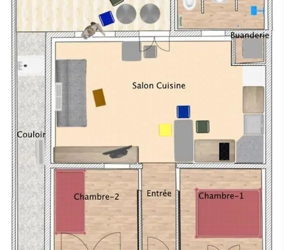 Сasa de vacaciones Pescad Maison 3 étoiles Plein Centre De à 130m De La Valras-Plage
