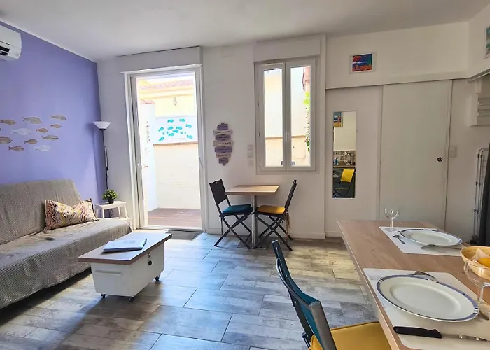 Сasa de vacaciones Pescad Maison 3 étoiles Plein Centre De à 130m De La Valras-Plage